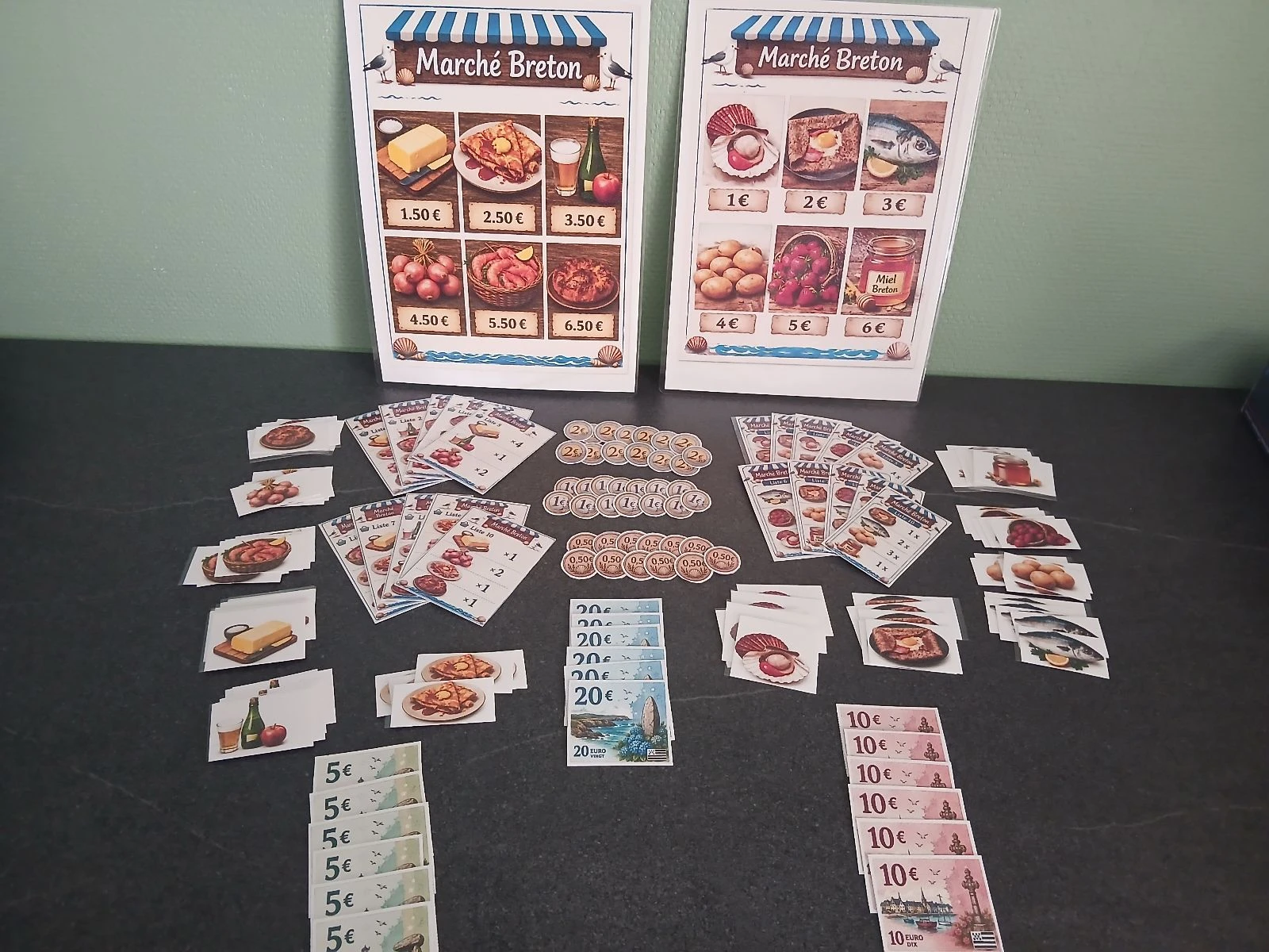 🎲 Jeu éducatif – Marché Breton